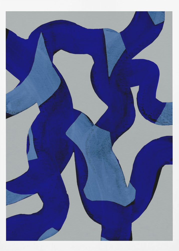 Abstrakte Pinselstriche 65X | Poster