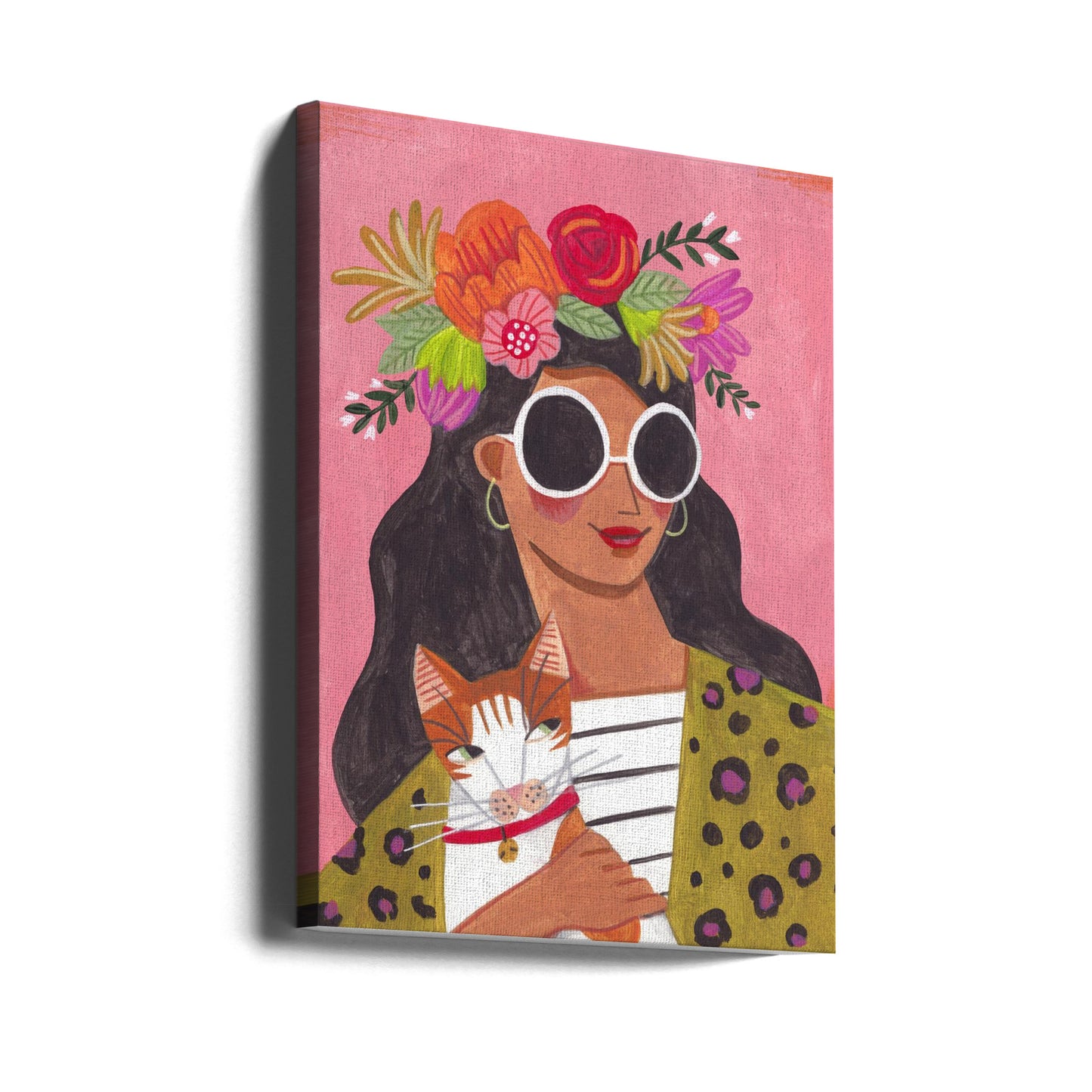 Katzendame | Leinwand-Bilder