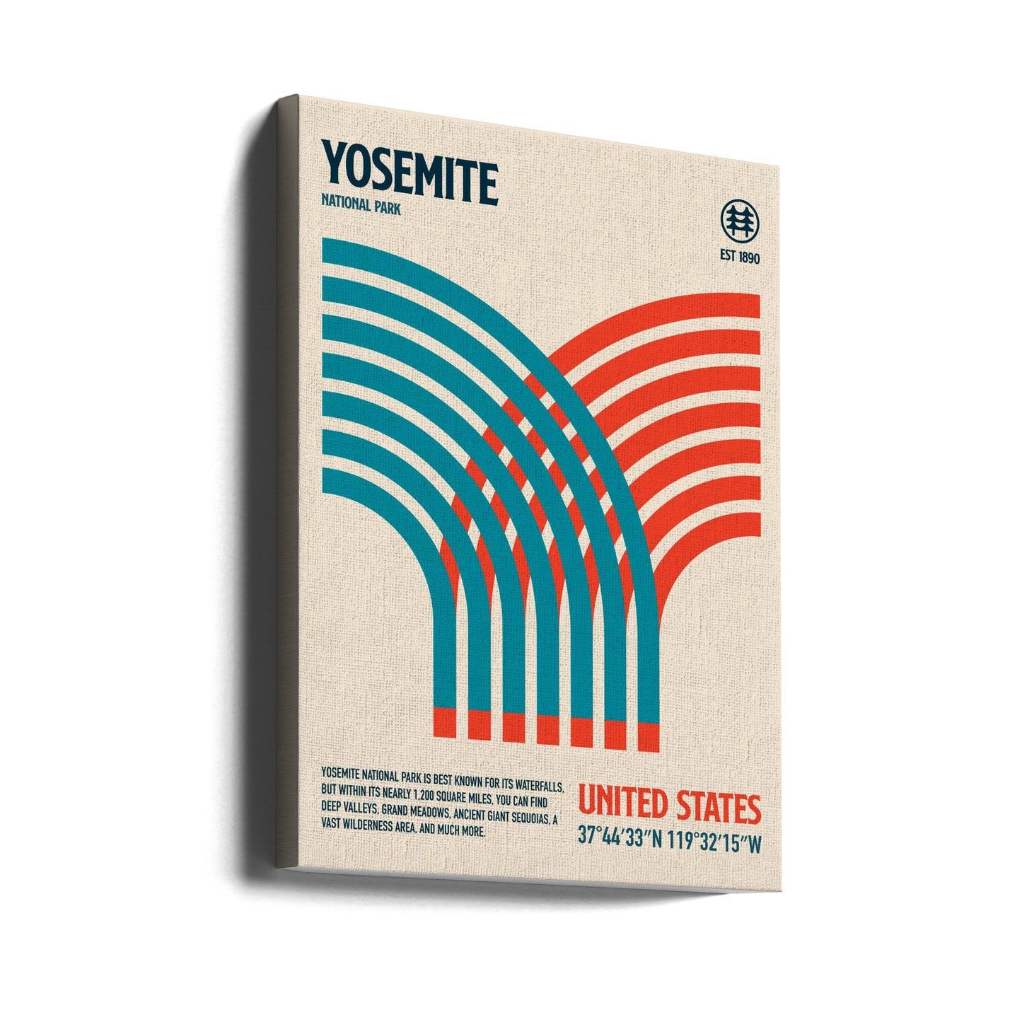 Yosemite National Park Travel Poster | Canvas