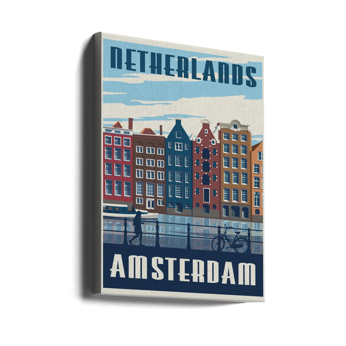 Amsterdam Travel Print | Canvas