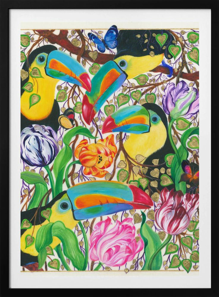 Colorful Toucans | Poster
