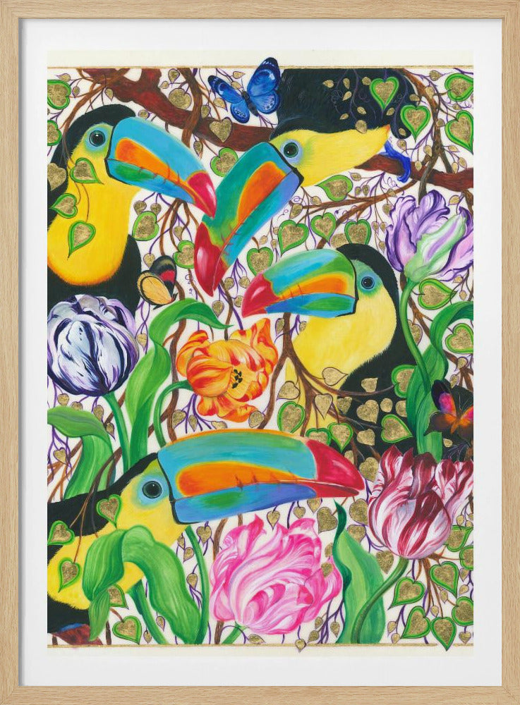 Colorful Toucans | Poster