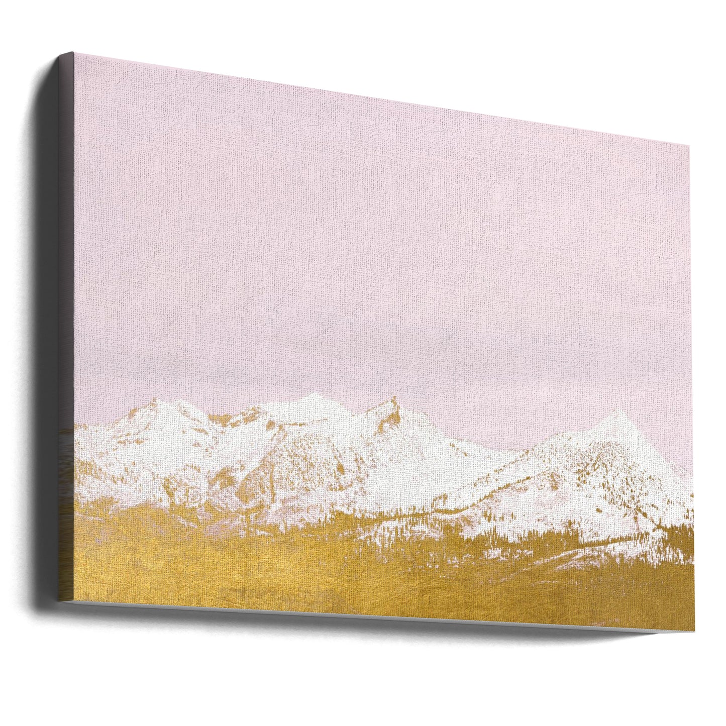 Montagnes d'or | Tableaux sur Toile