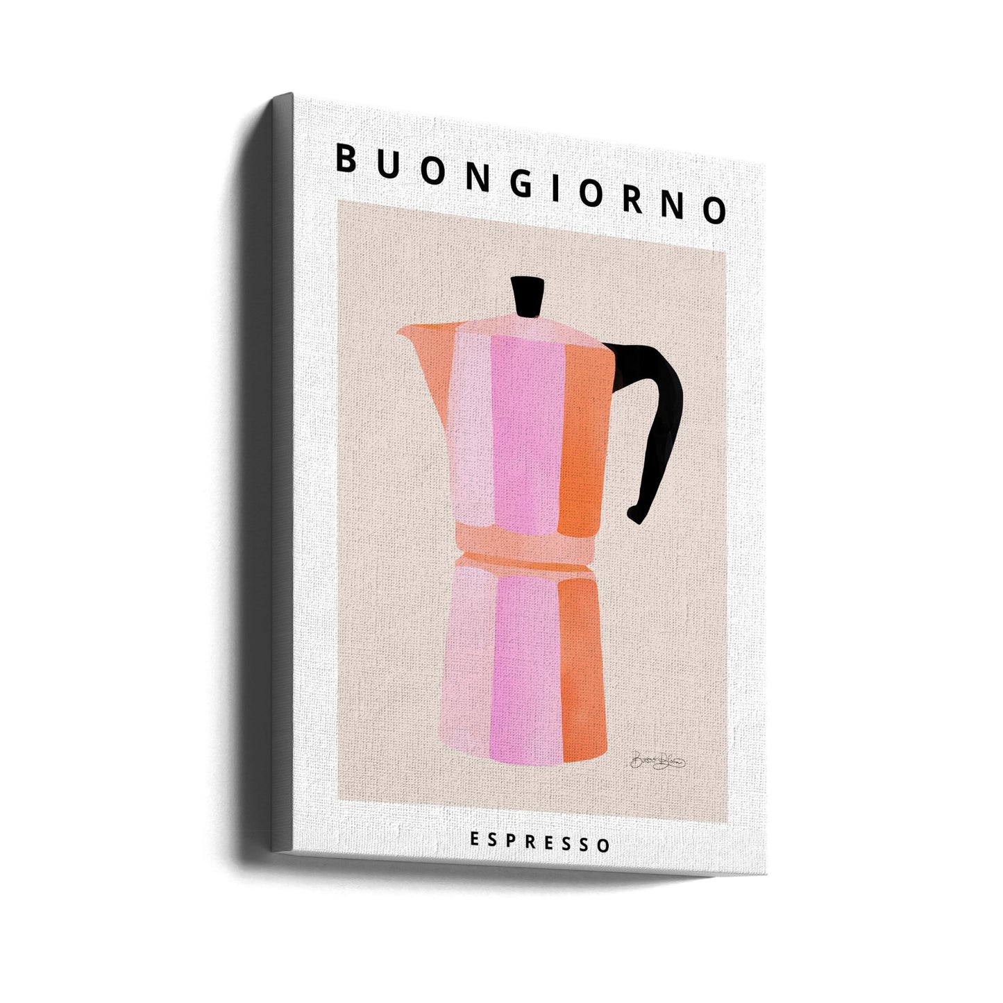 Bonjour Espresso | Tableaux sur Toile