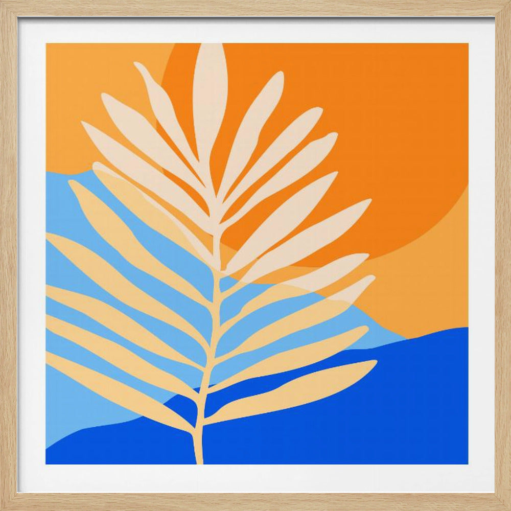 Tropical Beach Sunset.png | Poster