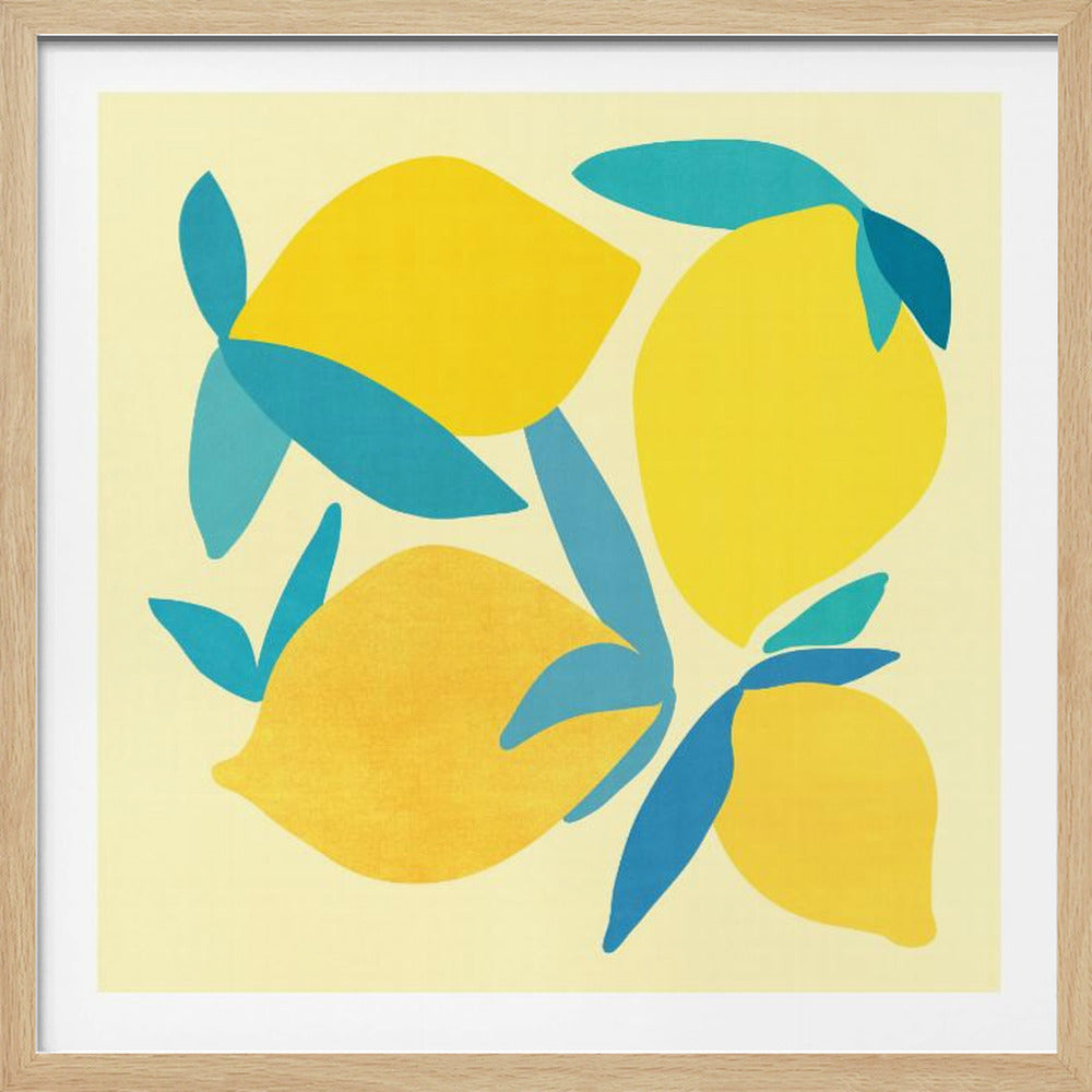 Lemon Shapes 2 | Poster