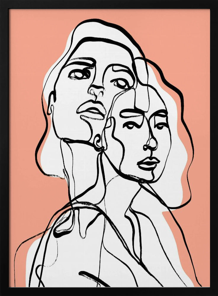 Verschlungene Gesichter | Poster