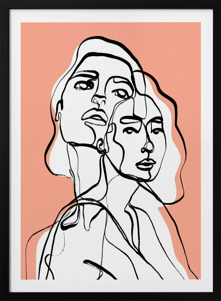 Verschlungene Gesichter | Poster
