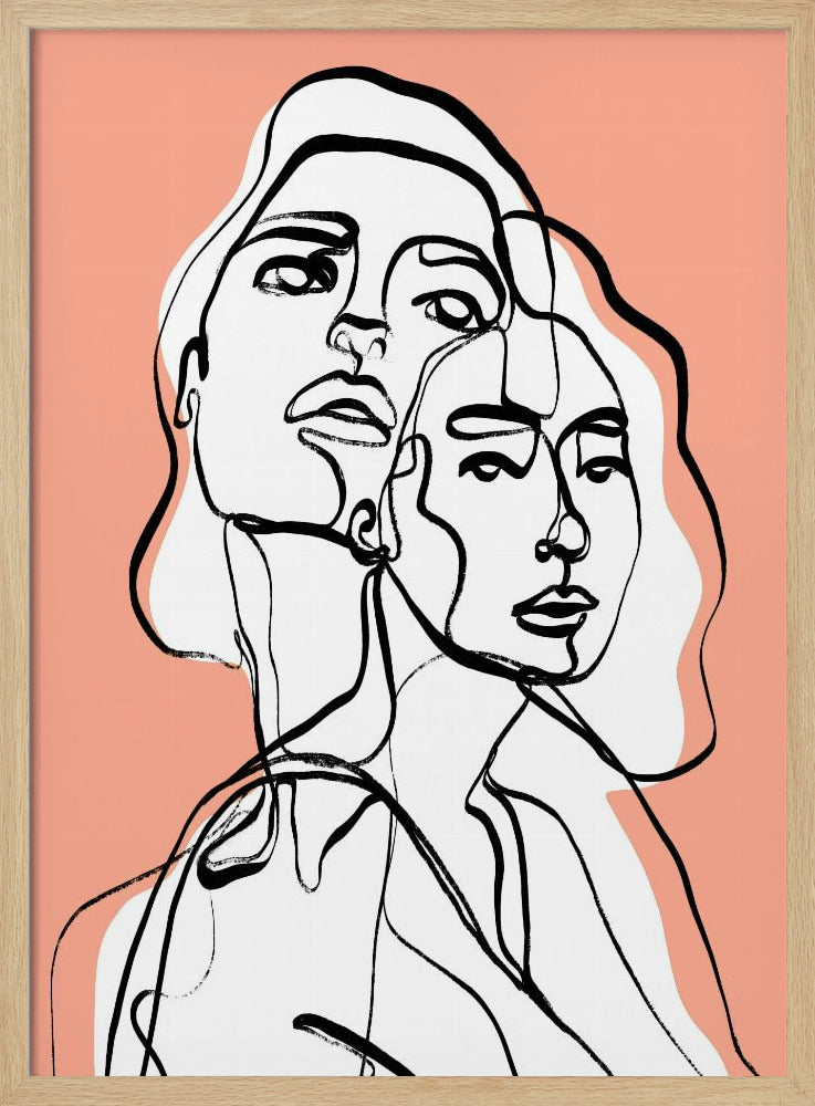 Verschlungene Gesichter | Poster