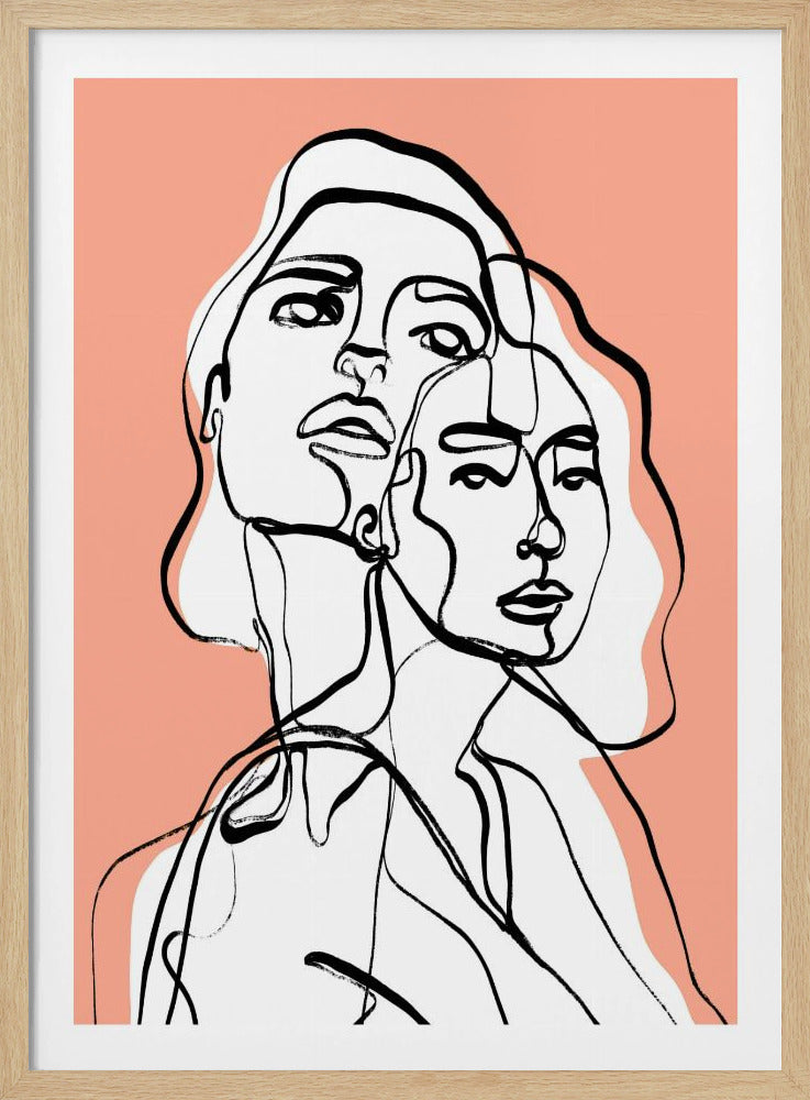 Verschlungene Gesichter | Poster
