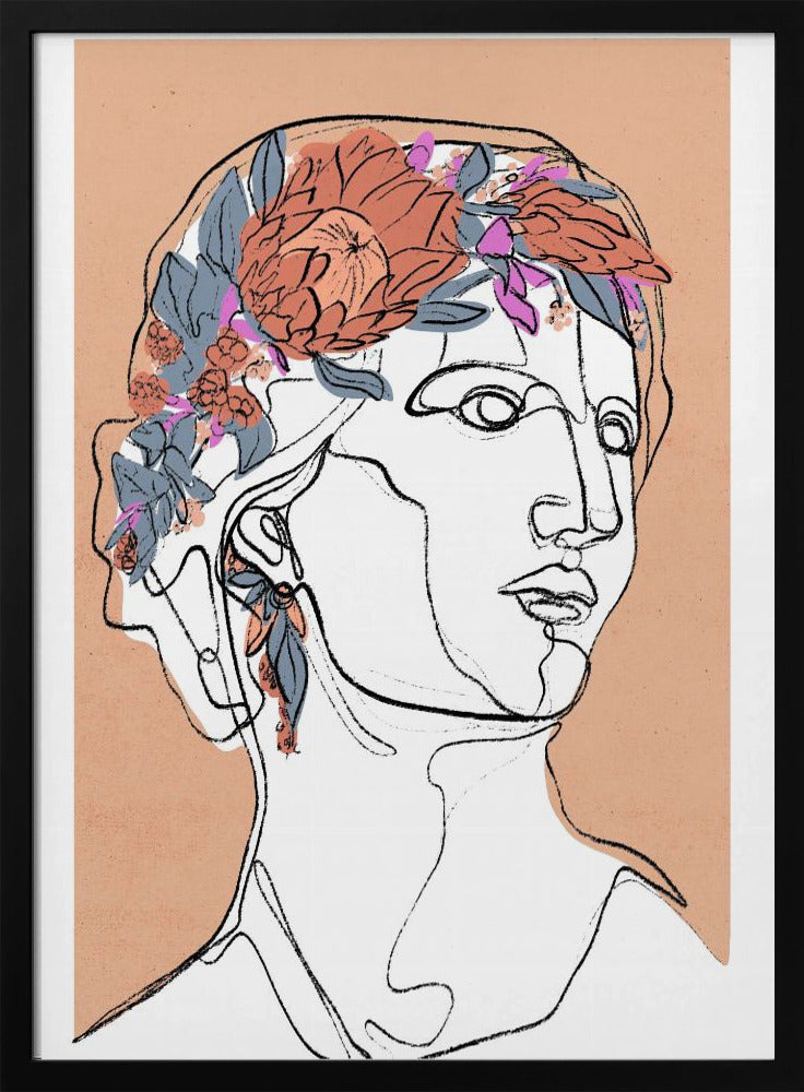 Blumensilhouette | Poster