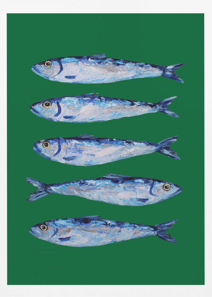 Sardinen Waldgrün | Poster