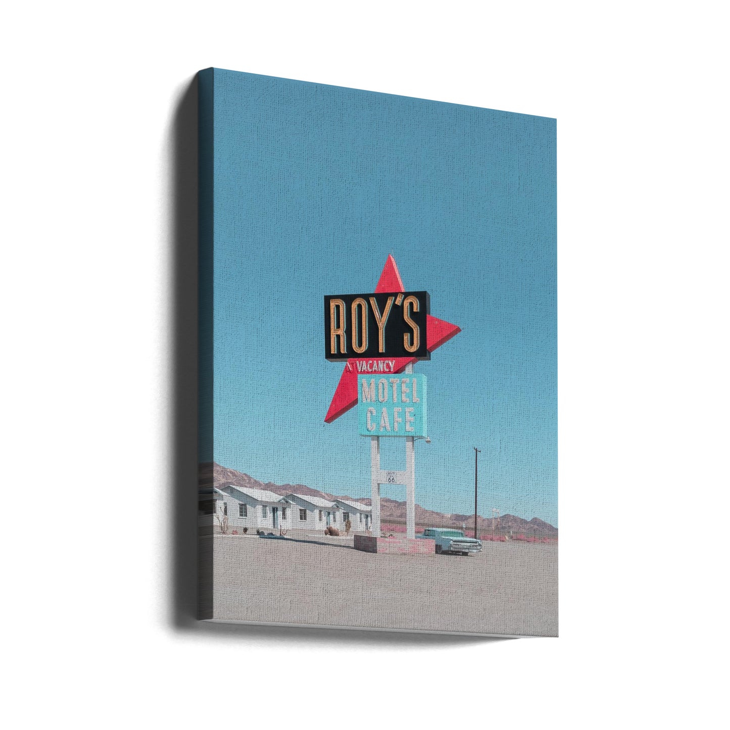 Roy's Motel Cafe Retro Sign | Canvas