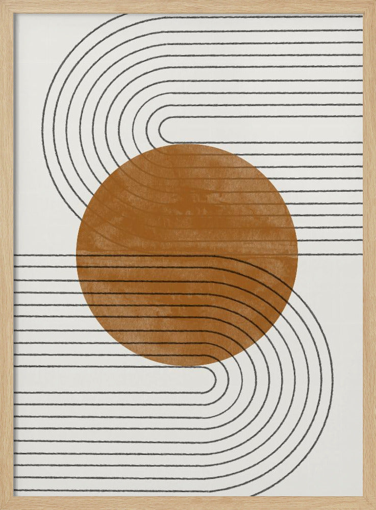Equilibrio Beige e Marrone n. 3 | Poster - Stampe d’Arte