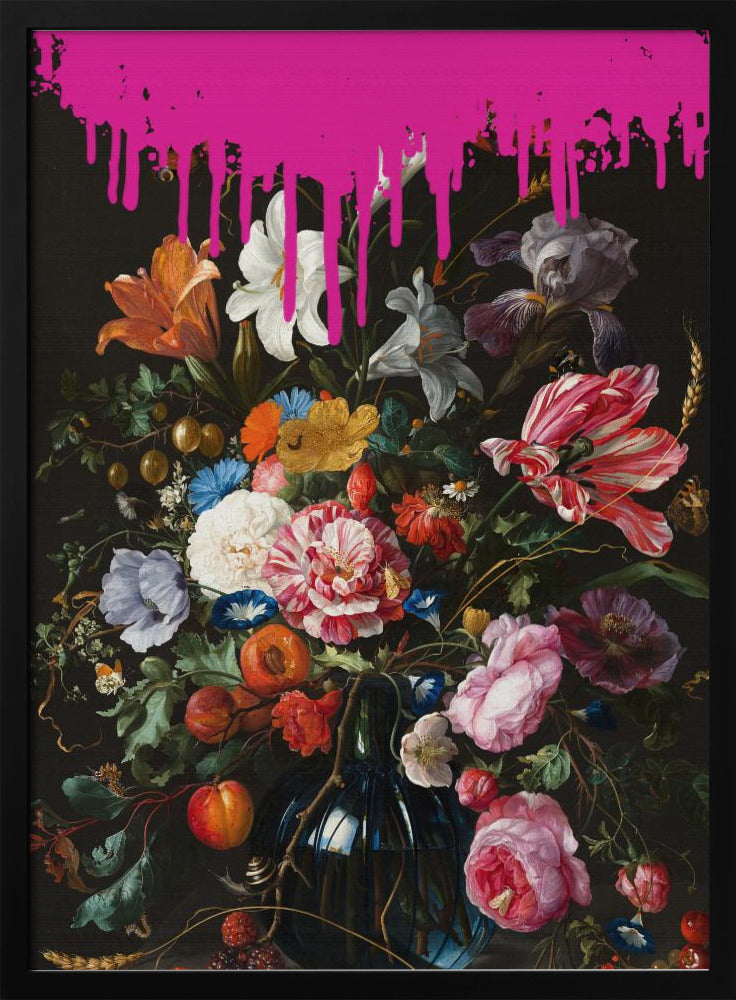 Vintage Botanische, veränderte Pinky Kunst | Poster