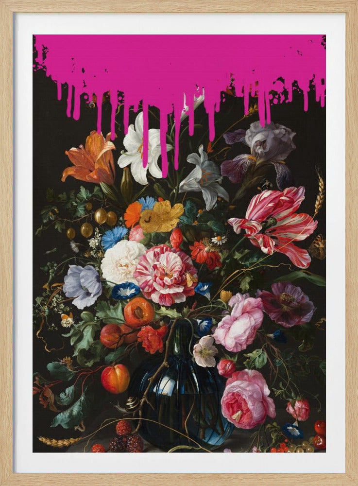 Vintage Botanische, veränderte Pinky Kunst | Poster