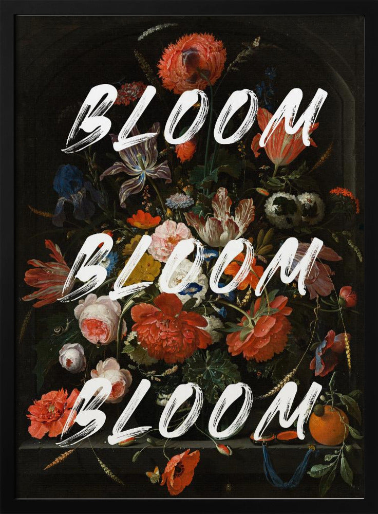 Vintage Blumen Poster