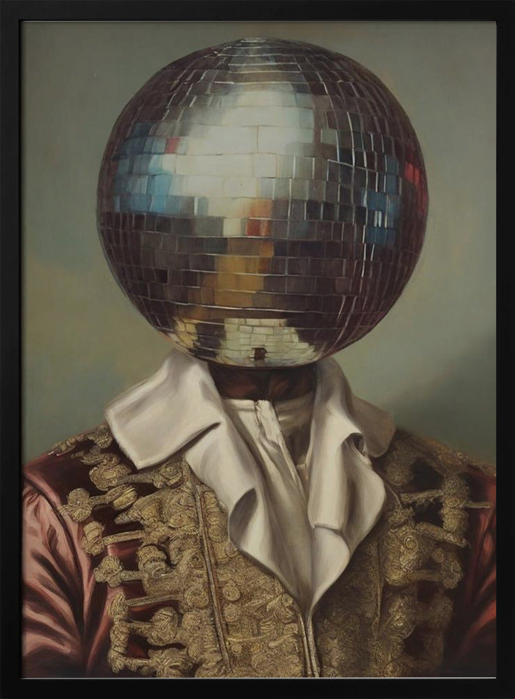 DiscoHead King / Altered Collage Art | Poster