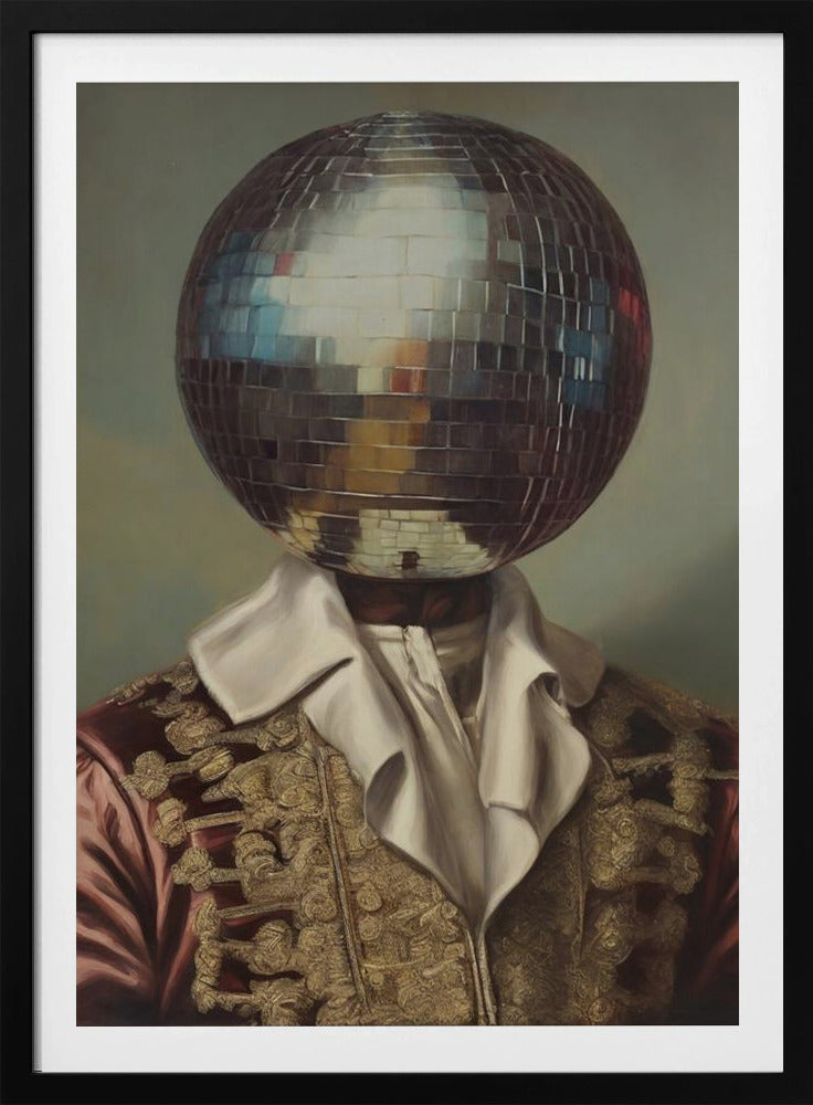 DiscoHead King / Altered Collage Art | Poster