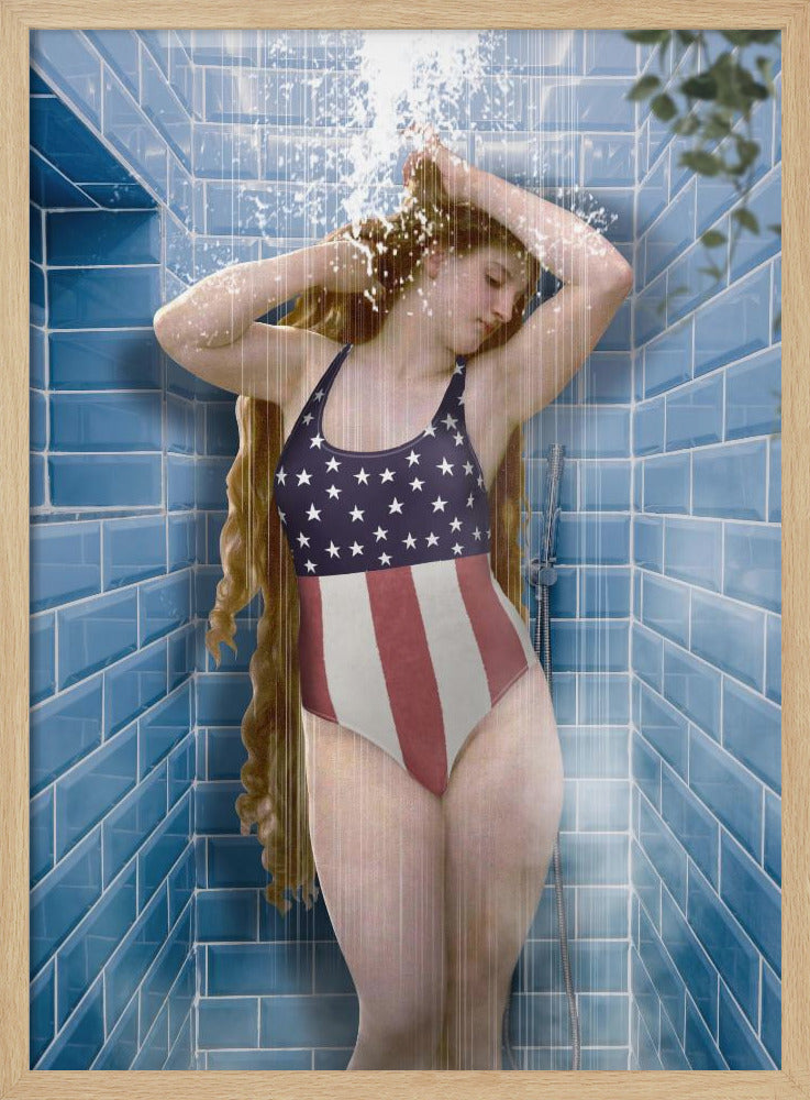 Schönheit unter der Dusche | Poster