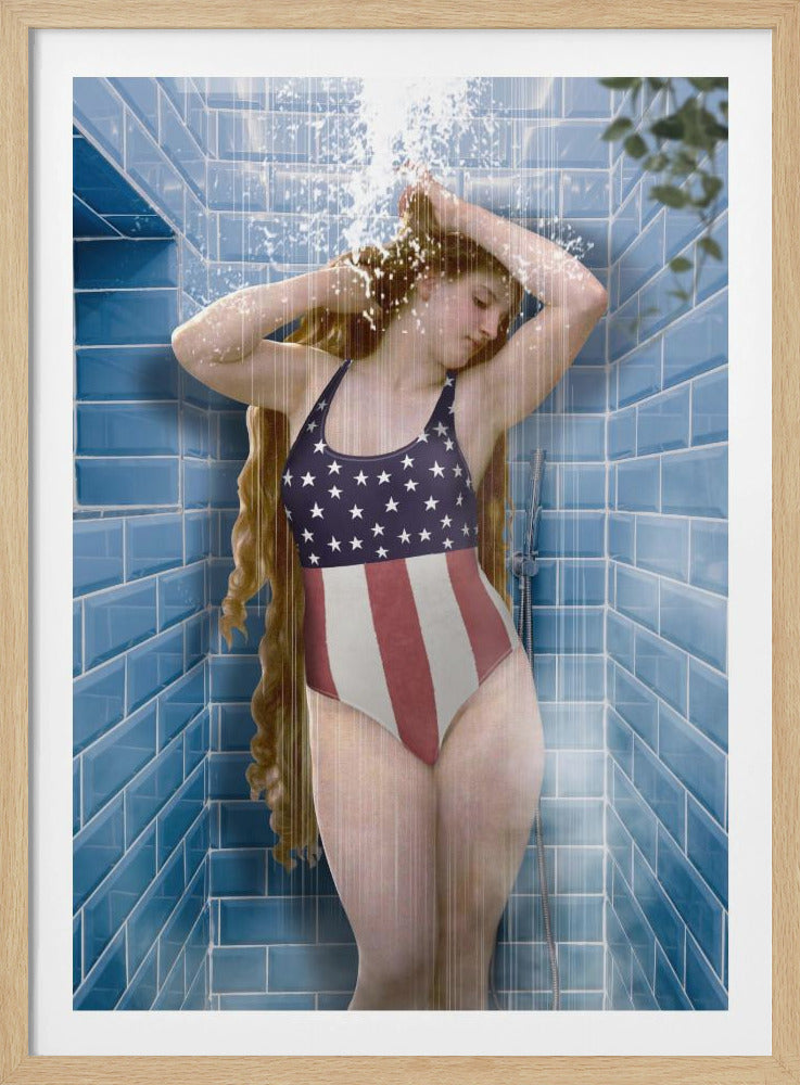 Schönheit unter der Dusche | Poster