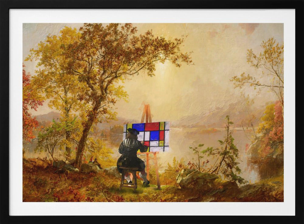 Kubistische Landschaft | Poster