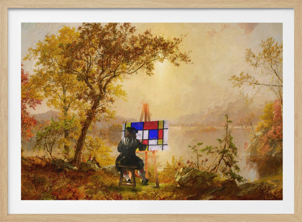 Kubistische Landschaft | Poster