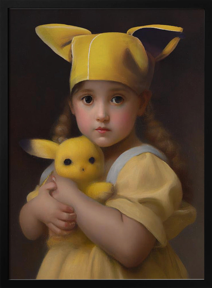 Kawaii kleines Mädchen | Poster - Kunstdruck