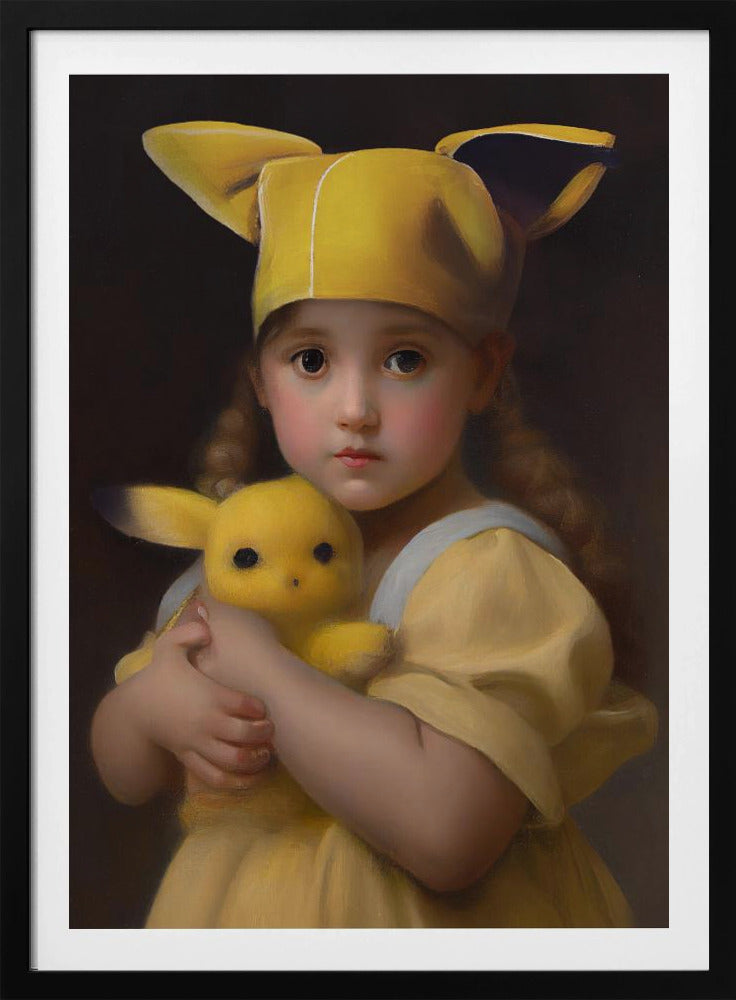Kawaii kleines Mädchen | Poster - Kunstdruck