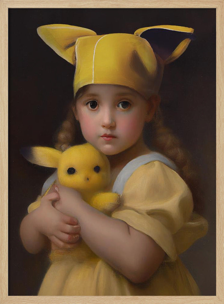 Kawaii kleines Mädchen | Poster - Kunstdruck