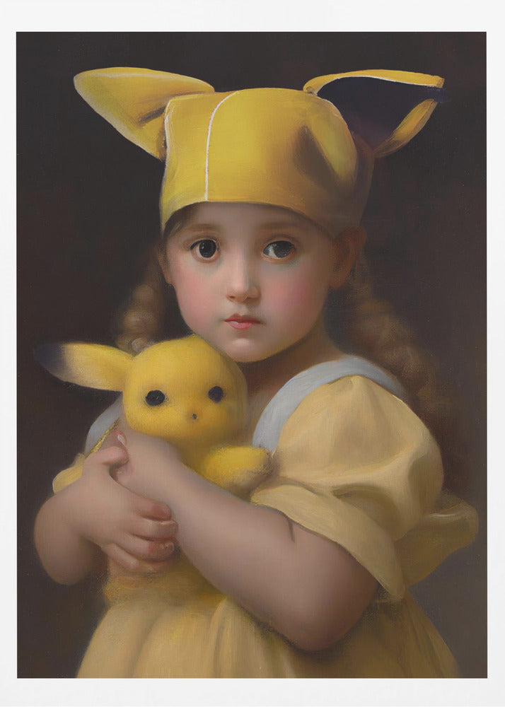 Kawaii kleines Mädchen | Poster - Kunstdruck