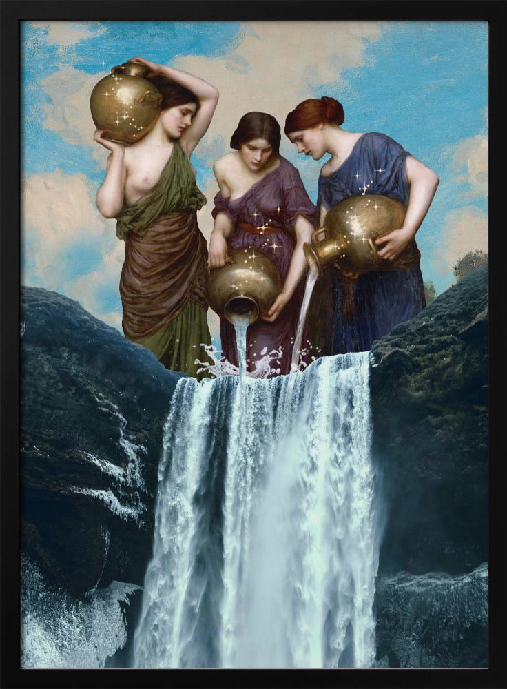 Magischer Wasserfall | Poster - Kunstdruck