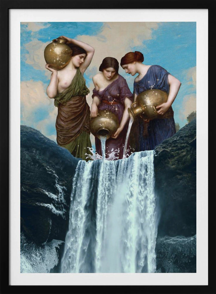 Magischer Wasserfall | Poster - Kunstdruck