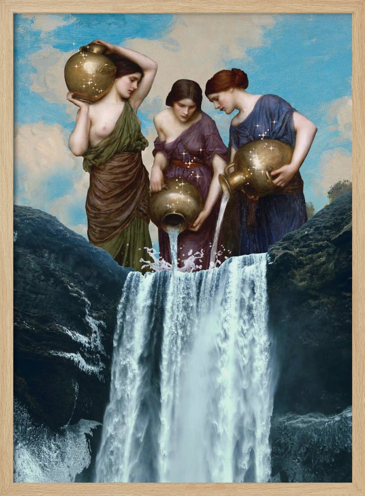 Magischer Wasserfall | Poster - Kunstdruck