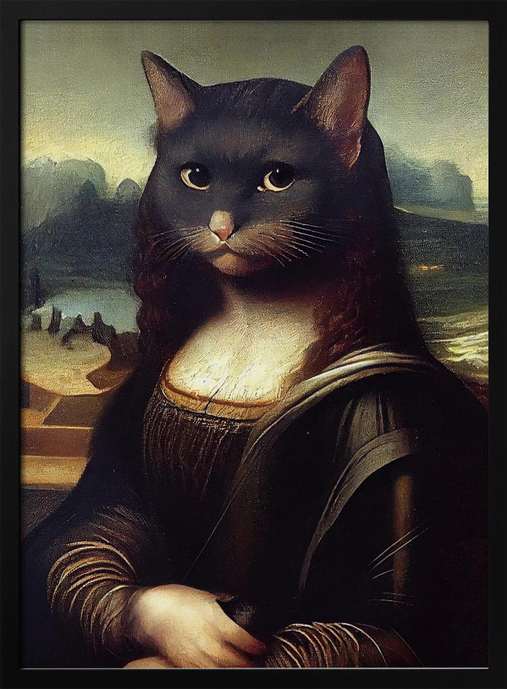 Meowlisa | Poster - Kunstdruck