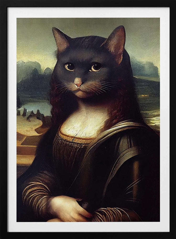Meowlisa | Poster - Kunstdruck