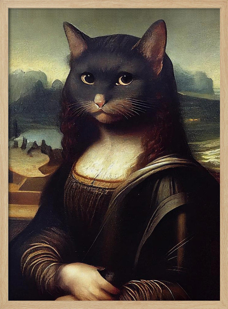 Meowlisa | Poster - Kunstdruck