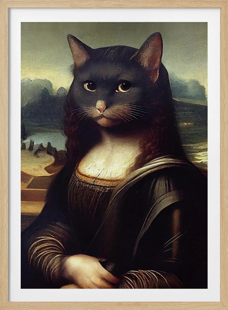 Meowlisa | Poster - Kunstdruck