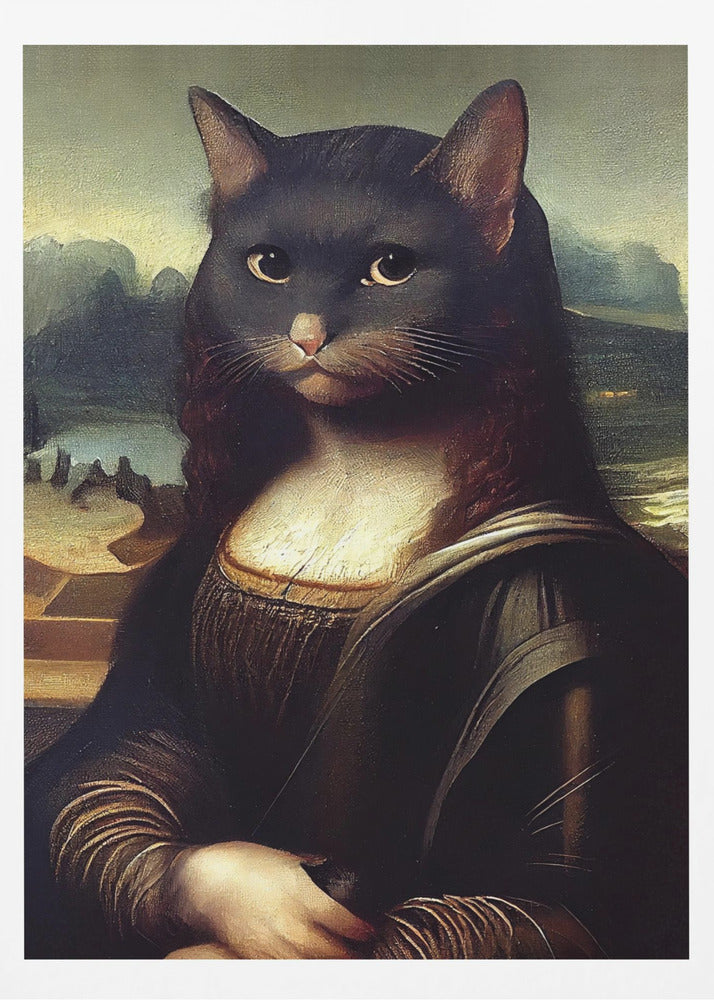 Meowlisa | Poster - Kunstdruck