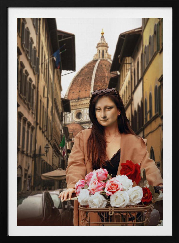 Mona über Florenz | Poster - Kunstdruck