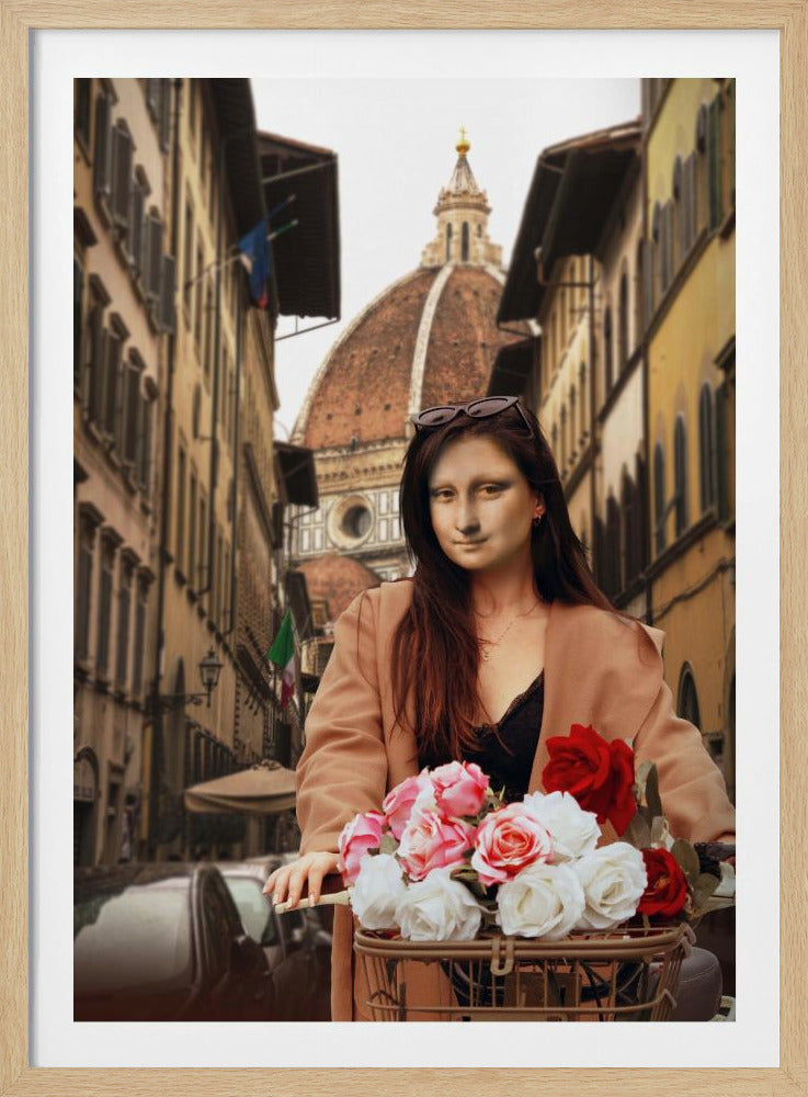 Mona über Florenz | Poster - Kunstdruck