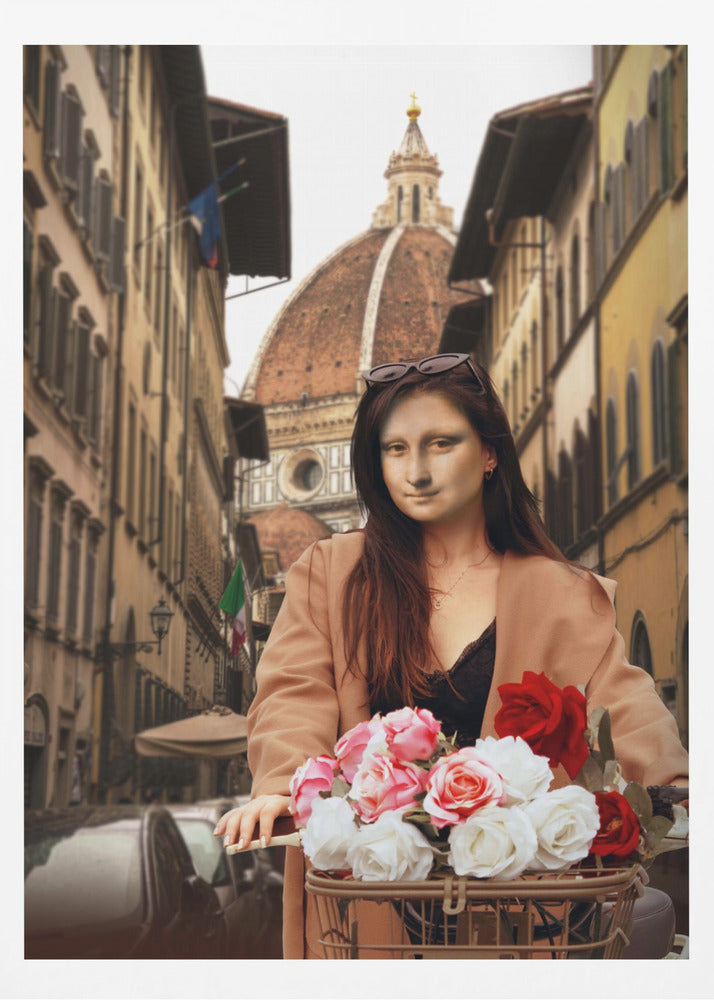 Mona über Florenz | Poster - Kunstdruck