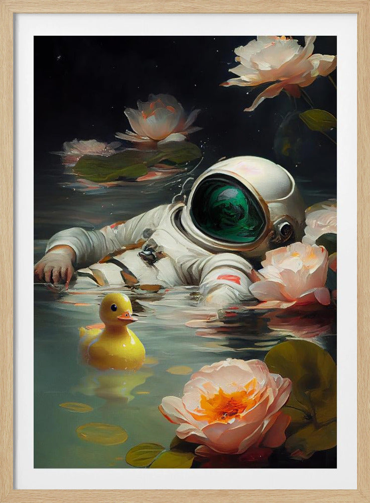 Meine Weltraum-Siesta | Poster - Kunstdruck