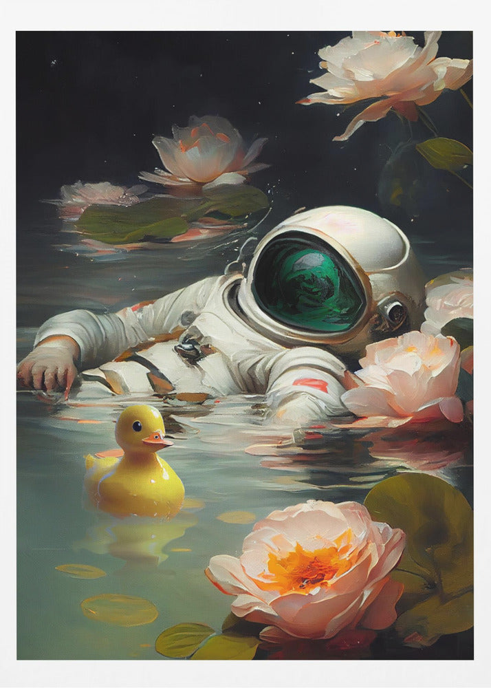 Meine Weltraum-Siesta | Poster - Kunstdruck