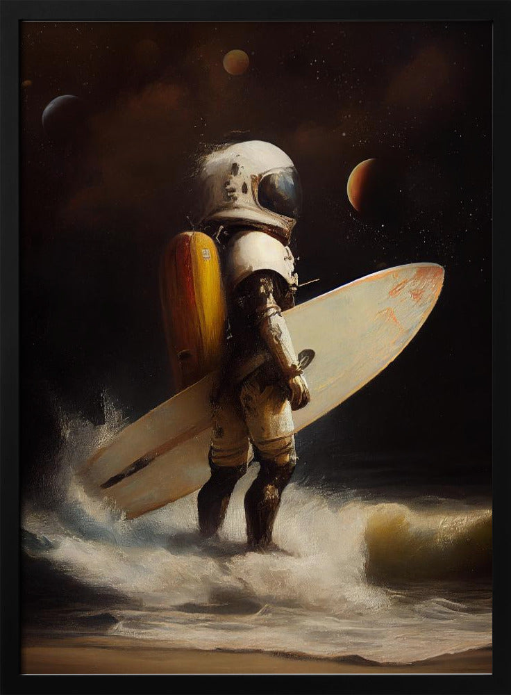 Ma journée de surf spatial | Posters - Affiche Artistique