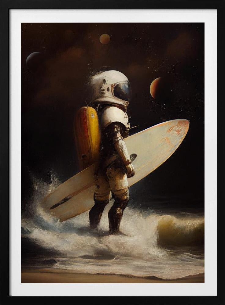 Ma journée de surf spatial | Posters - Affiche Artistique