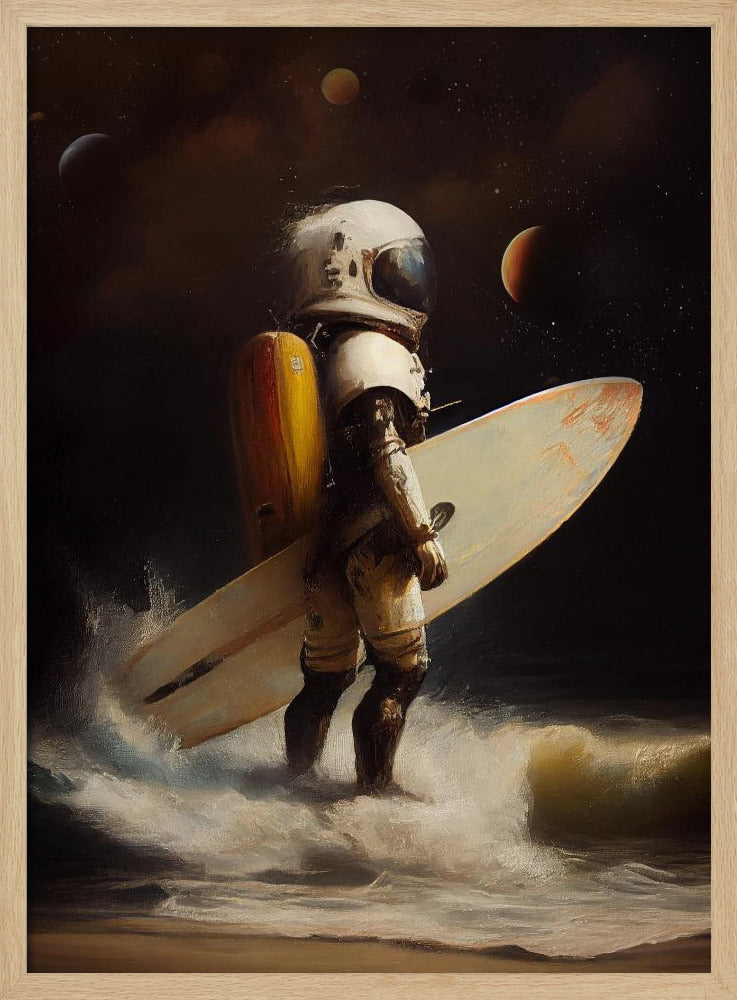 Ma journée de surf spatial | Posters - Affiche Artistique