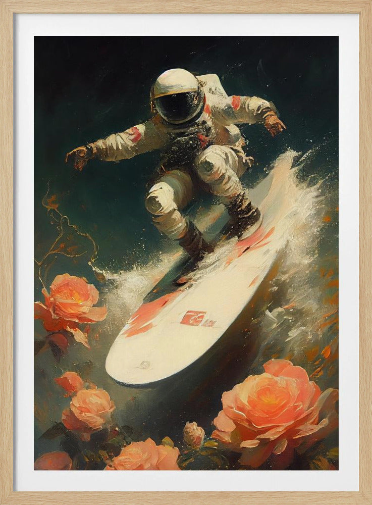 Meine Weltraumwelle | Poster - Kunstdruck