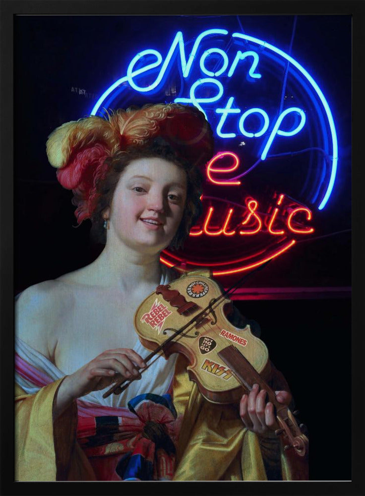 Non-Stop-Musik | Poster - Kunstdruck