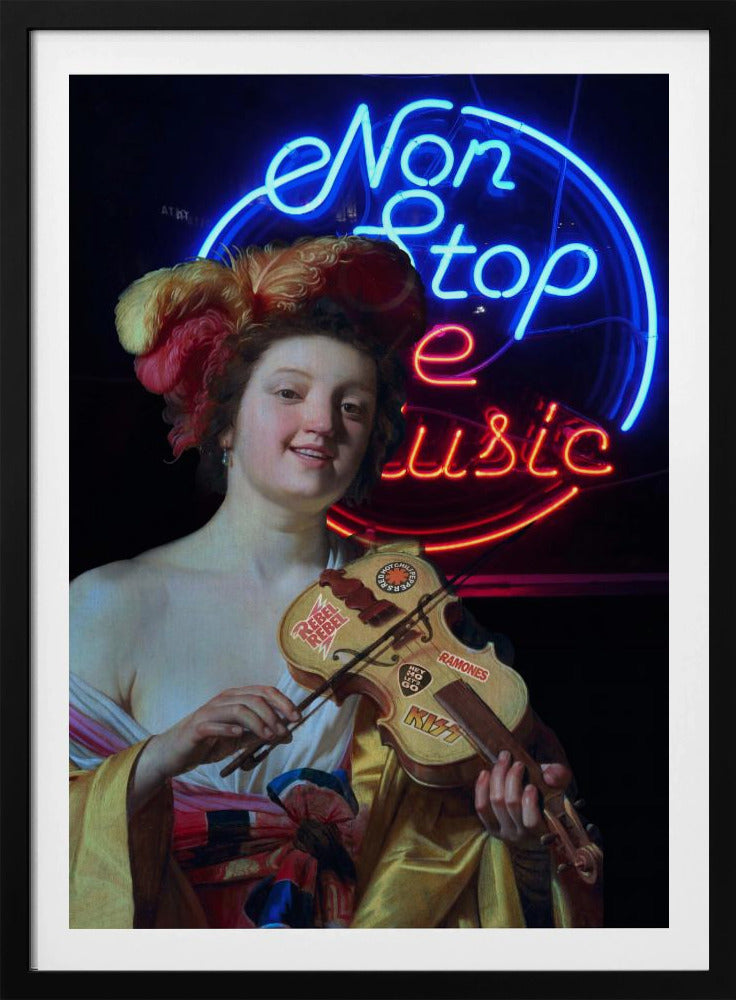 Non-Stop-Musik | Poster - Kunstdruck